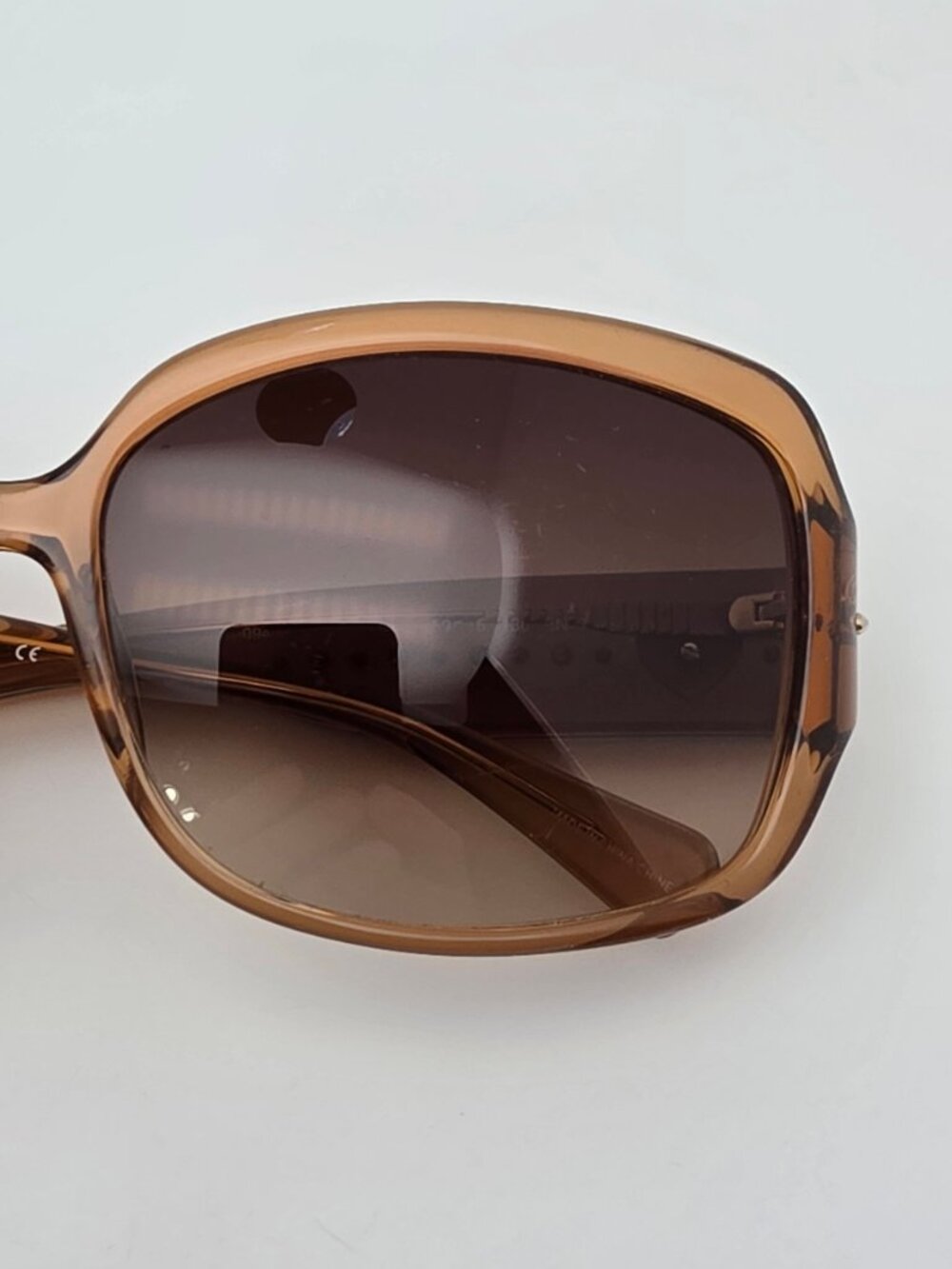 Coach HC8027 L902 5094/13 Scarlett Sand Beige Frame Brown Lens Sunglasses 59mm - Picture 11 of 12